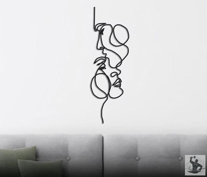 Abstract Metal Wall Decor