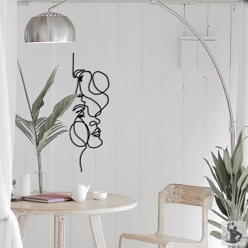 Abstract Metal Wall Decor