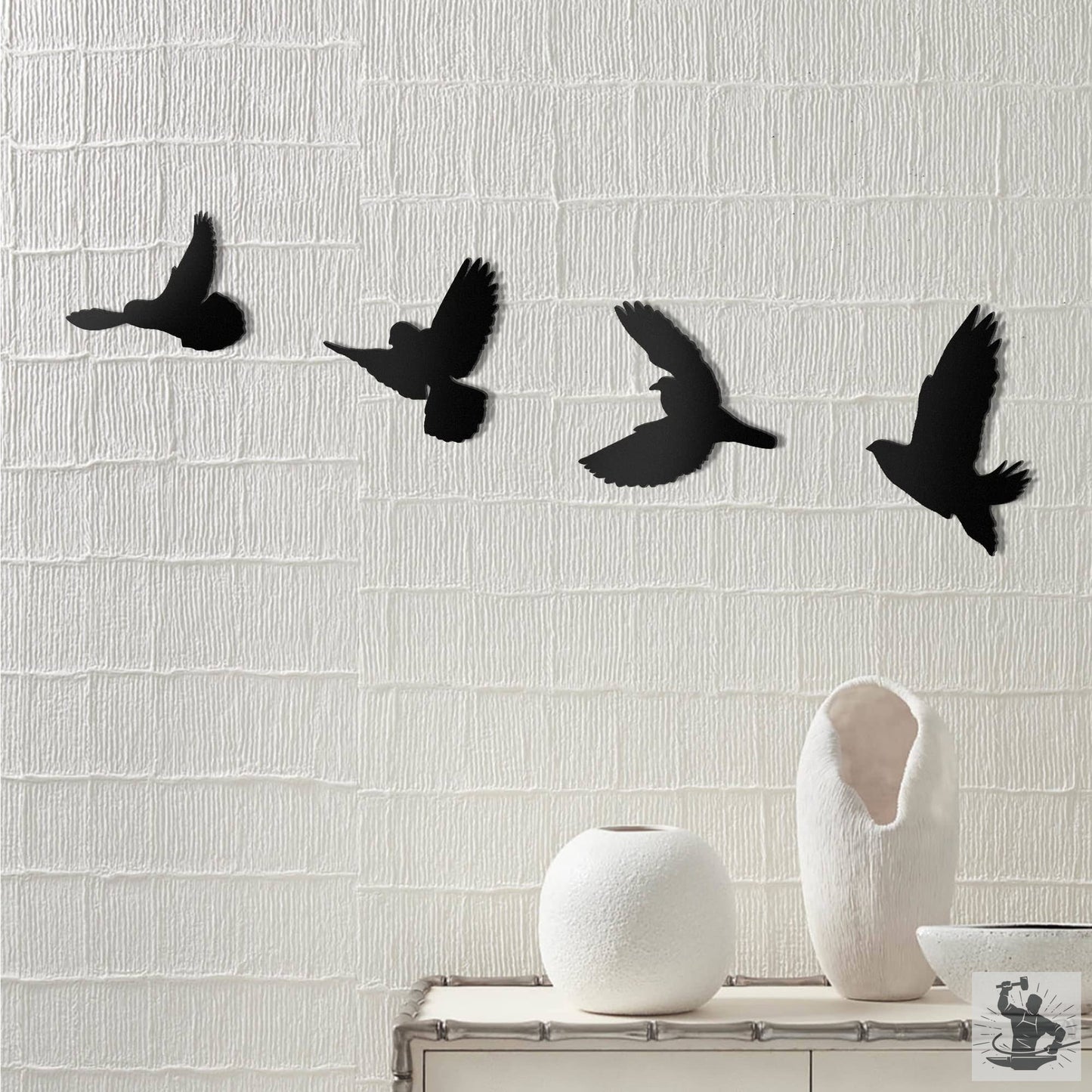 Birds Metal Wall Decor
