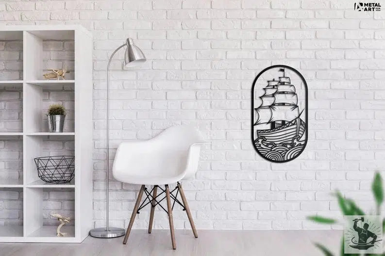 Boat Metal Wall Decor