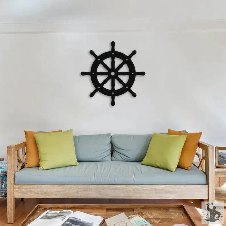 Boat Rudder Metal Wall Decor