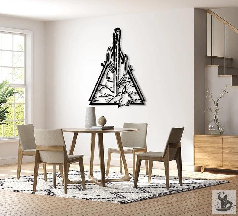Cactus Metal Wall Decor