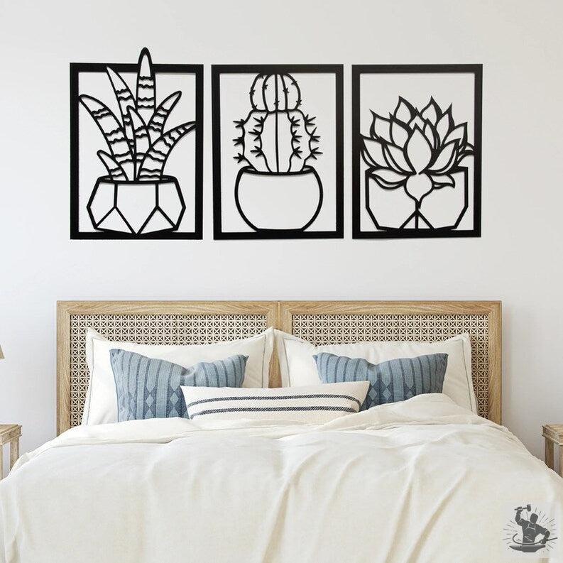 Cactus Outdoor Metal Wall Decor