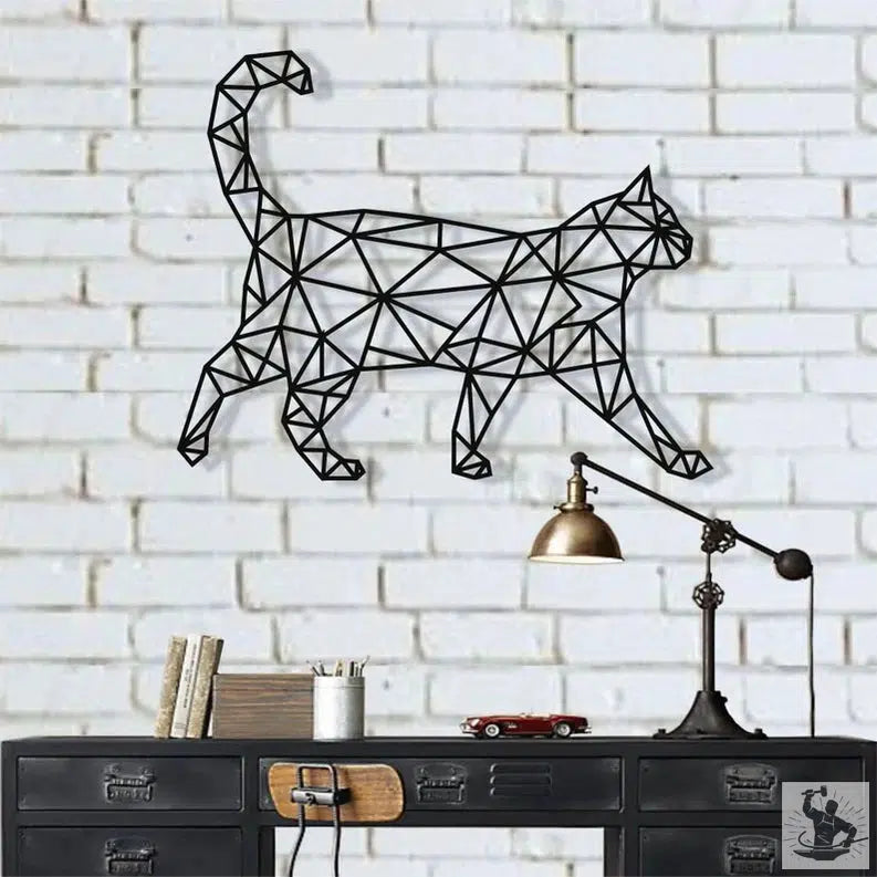 Cat Metal Wall Decor
