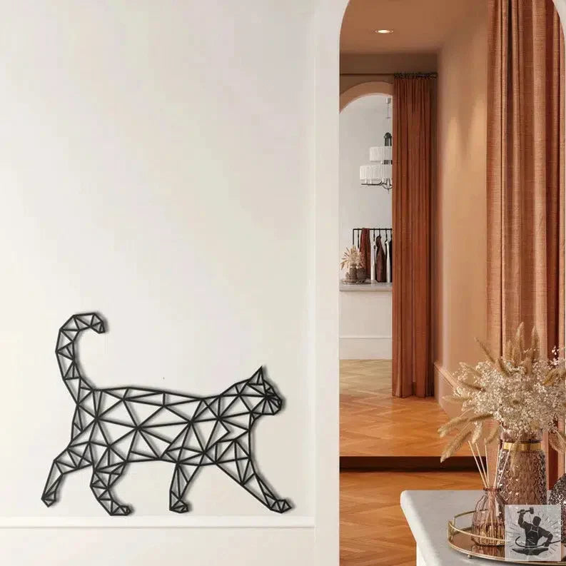Cat Metal Wall Decor