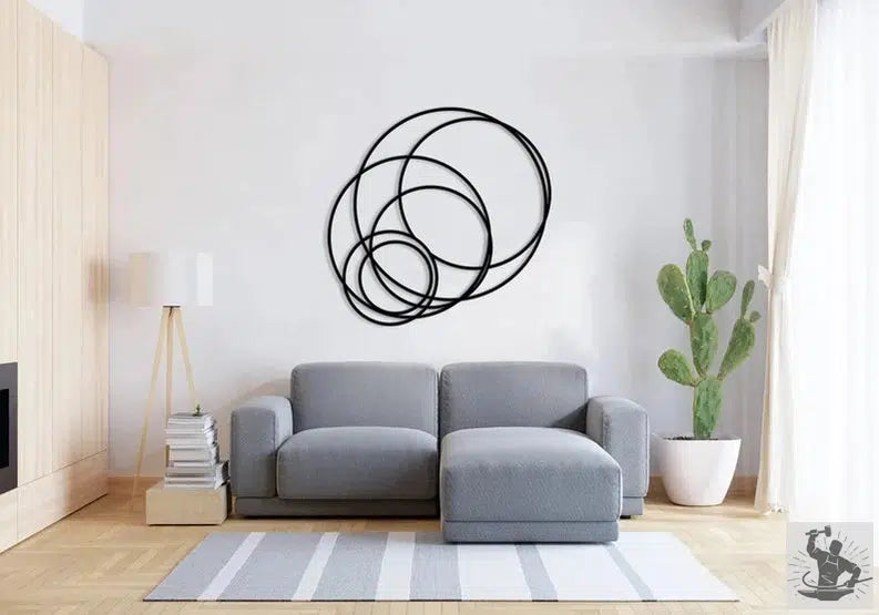Circle Metal Wall Decor