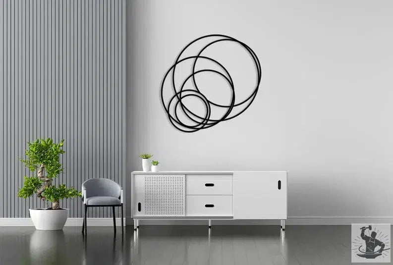 Circle Metal Wall Decor