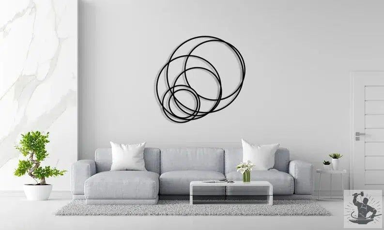 Circle Metal Wall Decor
