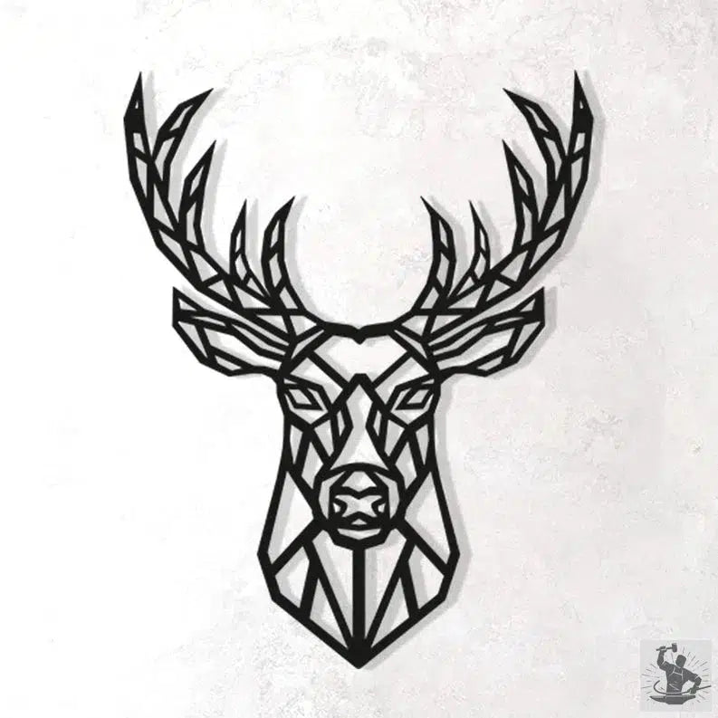 Deer Metal Wall Decor