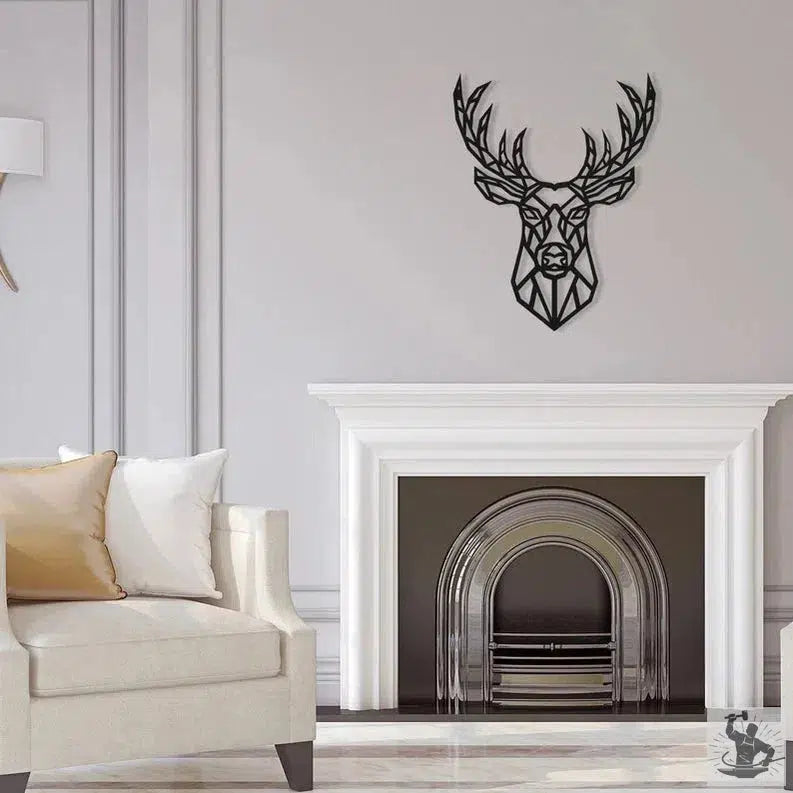 Deer Metal Wall Decor