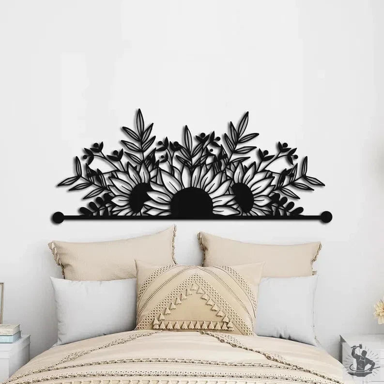 Floral Metal Wall Decor