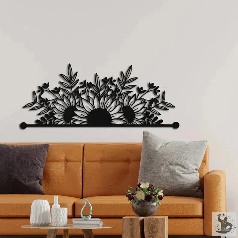 Floral Metal Wall Decor