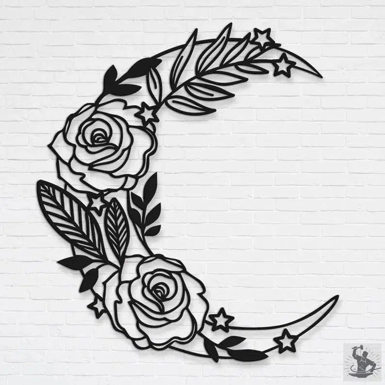 Flower Outdoor Metal Wall Decor