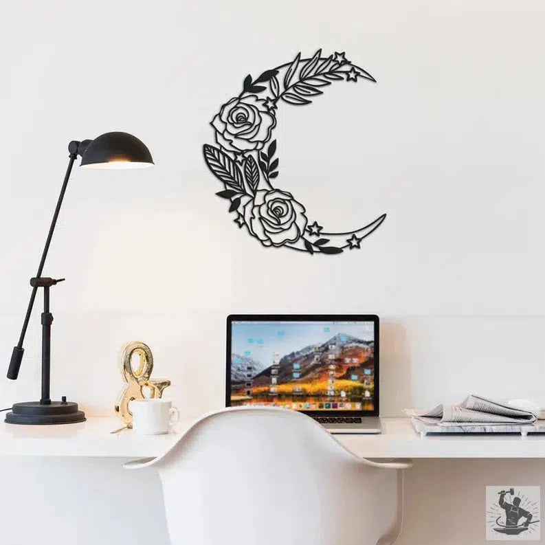 Flower Outdoor Metal Wall Decor