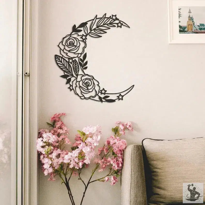 Flower Outdoor Metal Wall Decor
