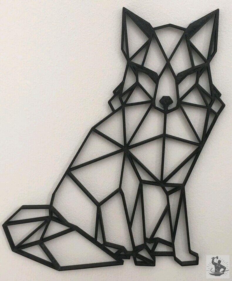 Fox Metal Wall Decor
