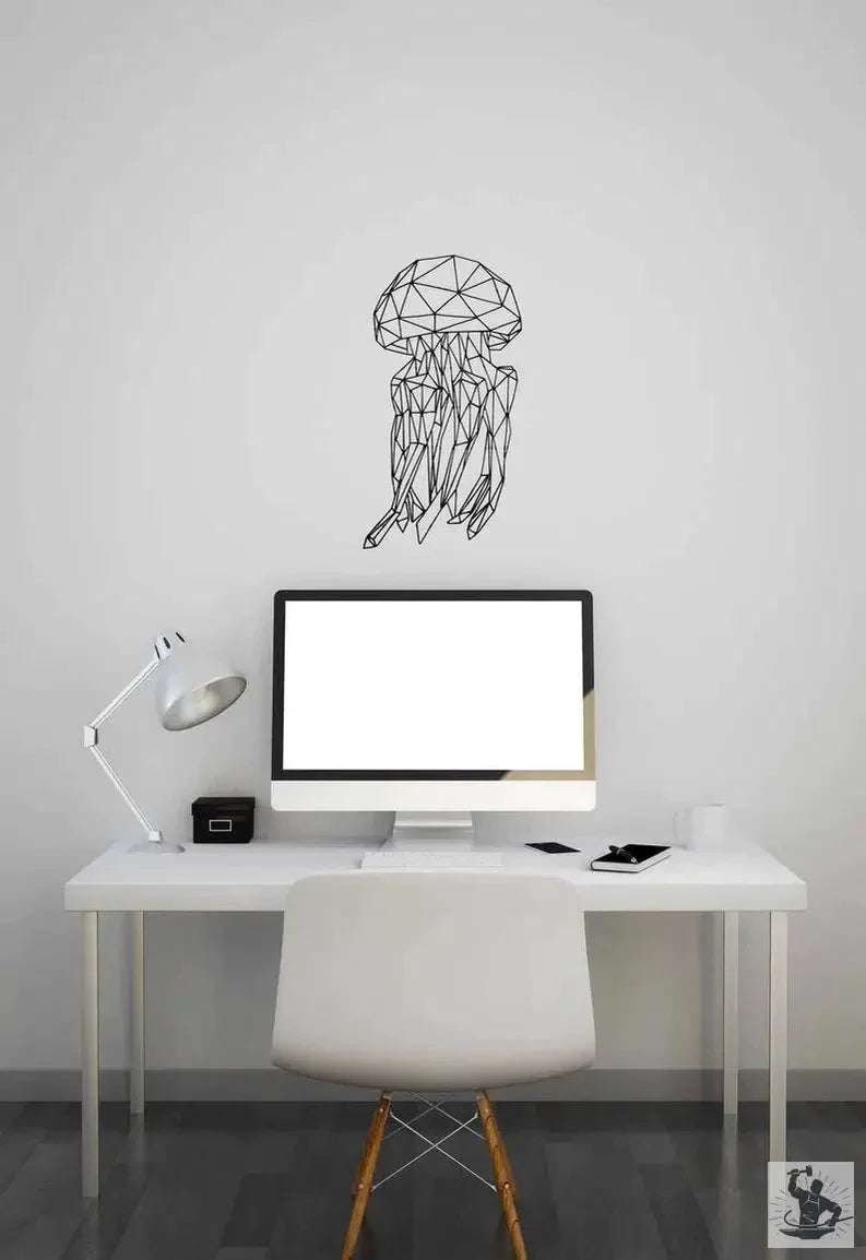 Jellyfish Metal Wall Decor