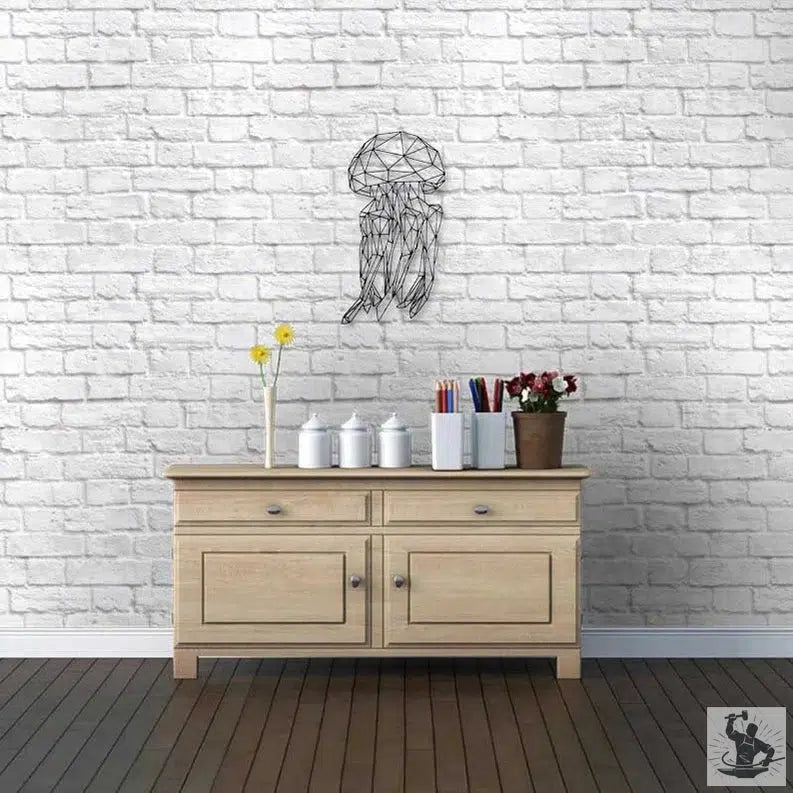 Jellyfish Metal Wall Decor