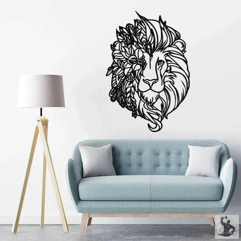 Lion Metal Wall Decor