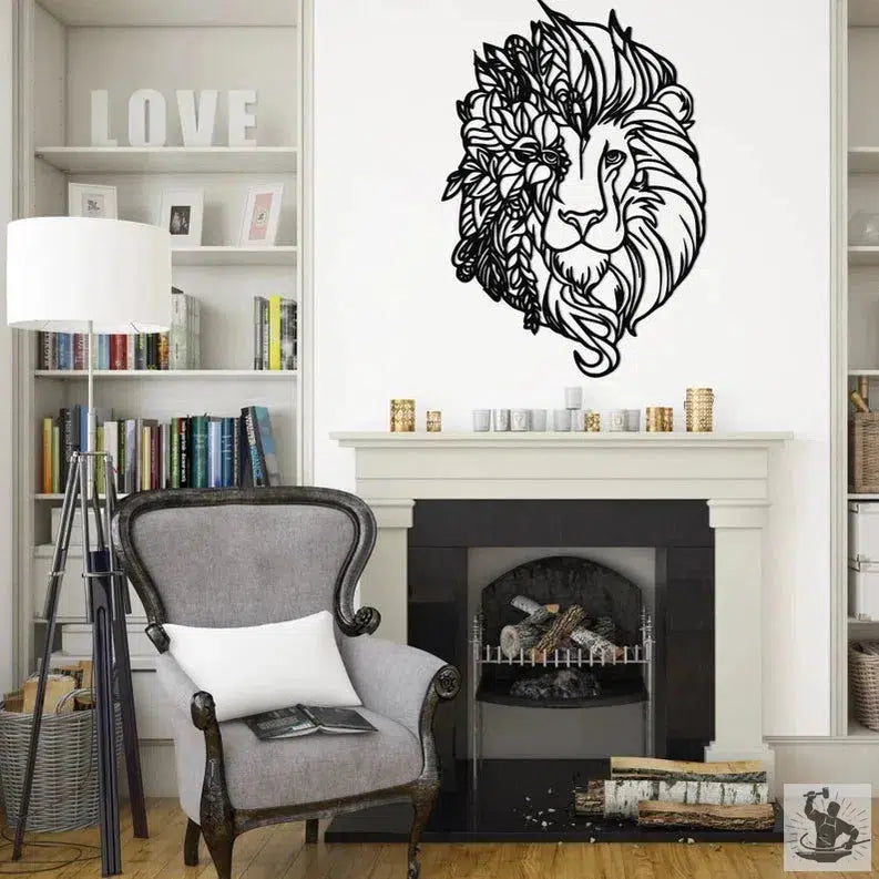 Lion Metal Wall Decor