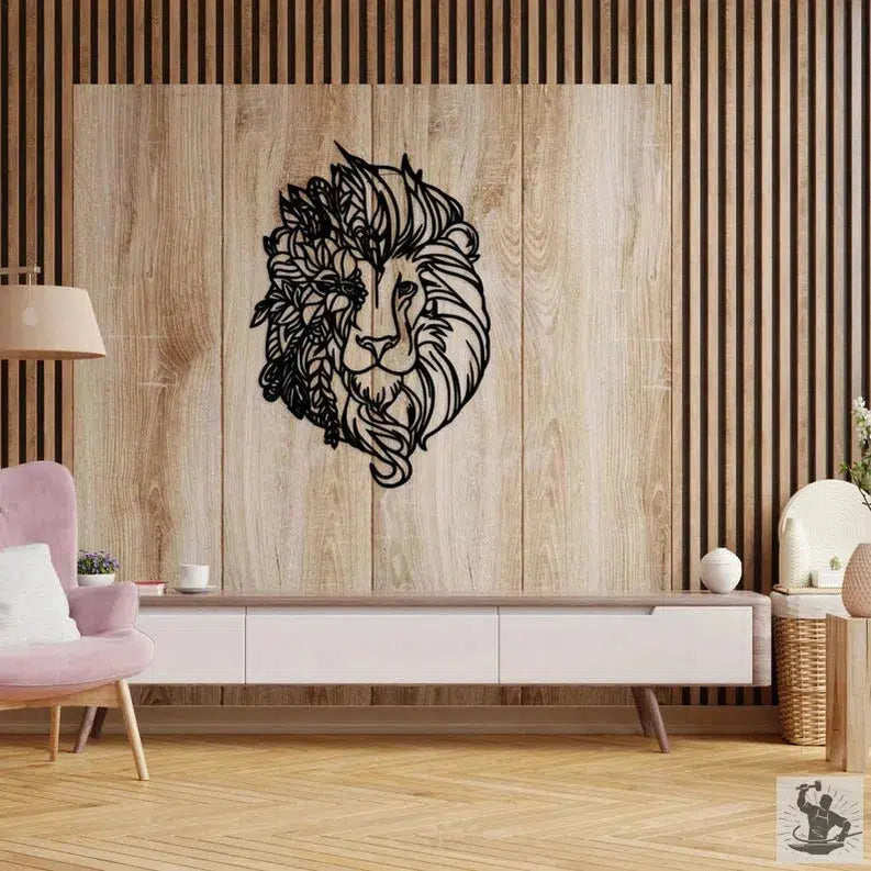 Lion Metal Wall Decor