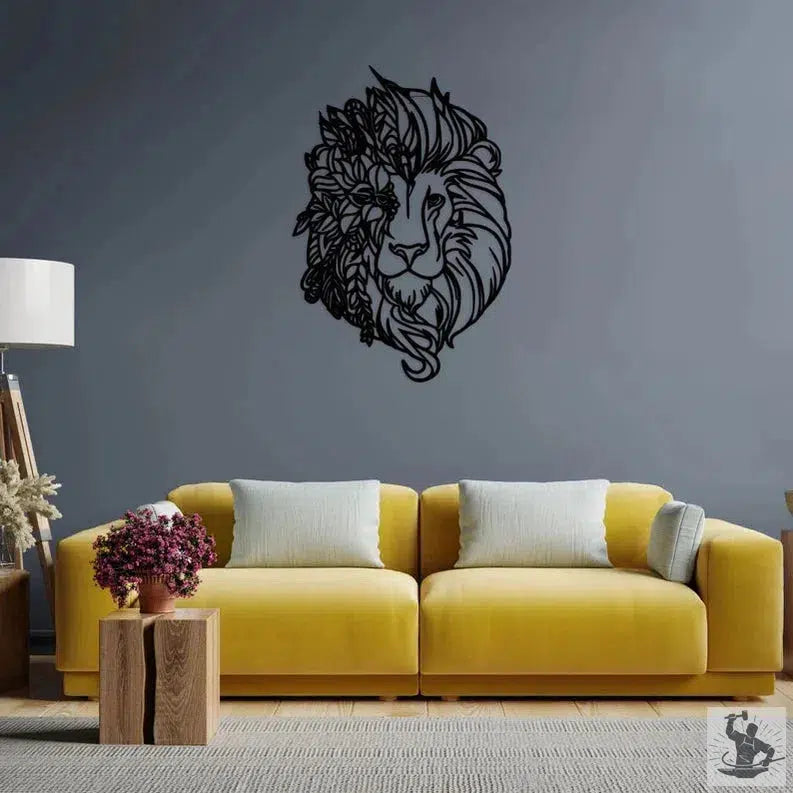 Lion Metal Wall Decor