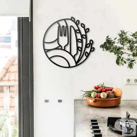Metal Wall Decoration for Dining Room