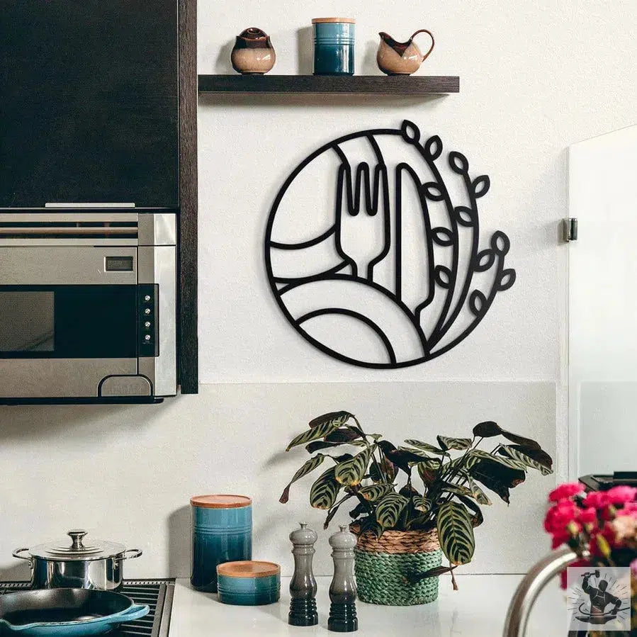 Metal Wall Decoration for Dining Room