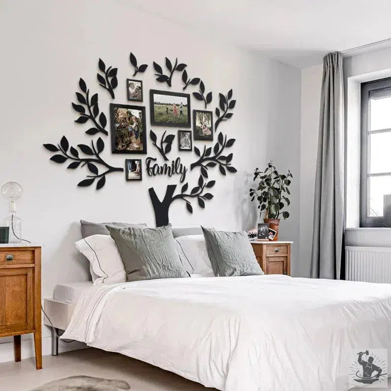 Modern Metal Tree Wall Decor
