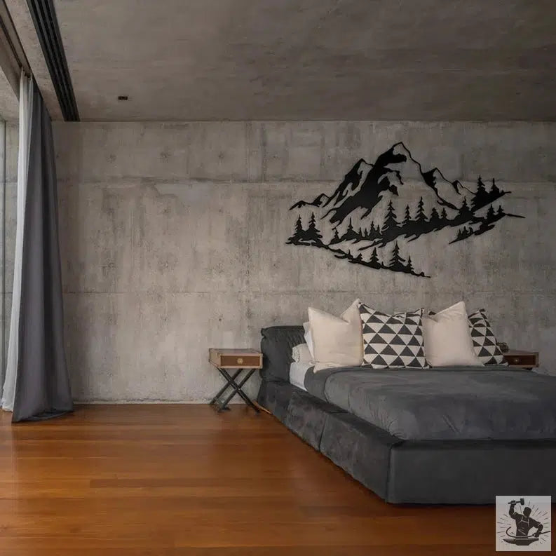 Mountain Metal Wall Decor