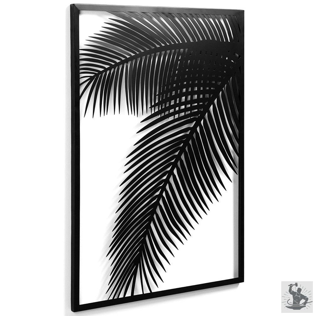Palm Leaf Metal Wall Decor
