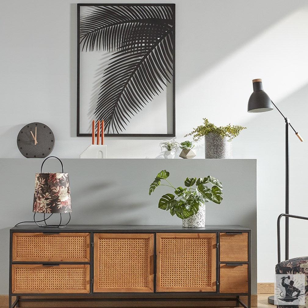 Palm Leaf Metal Wall Decor