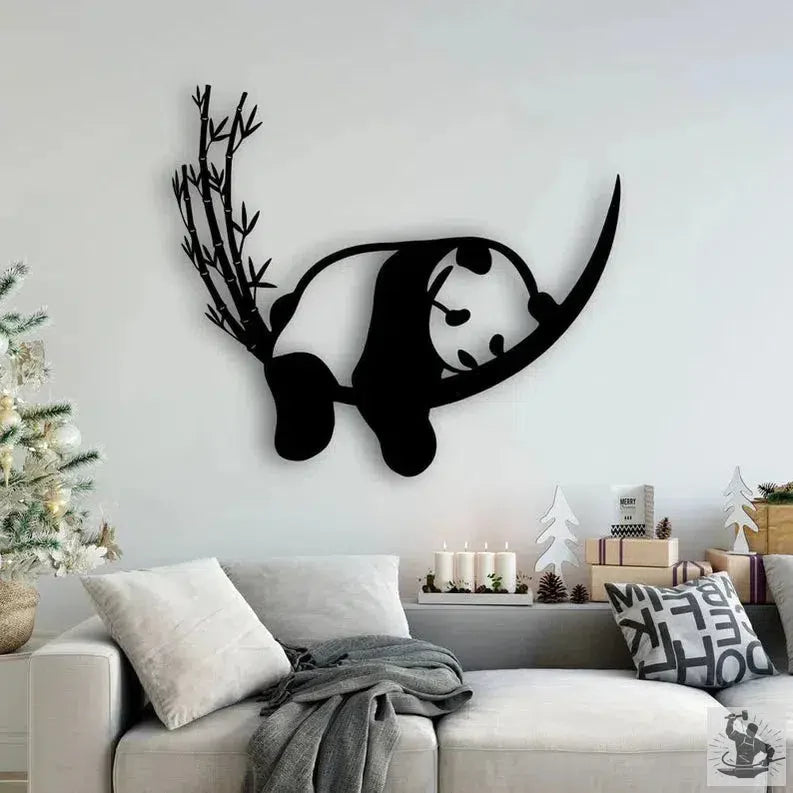 Panda Metal Wall Decor