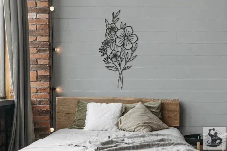 Plant Metal Wall Decor
