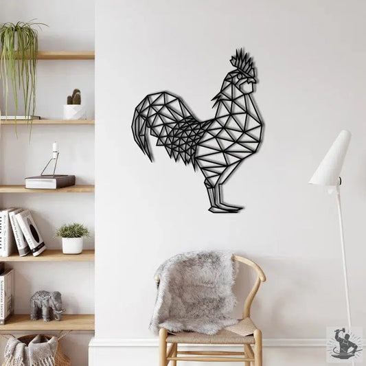 Rooster Outdoor Metal Wall Decor