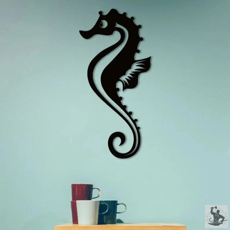 Seahorse Metal Wall Decor