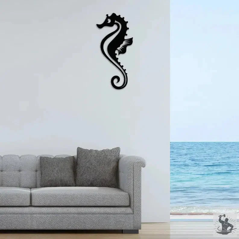 Seahorse Metal Wall Decor