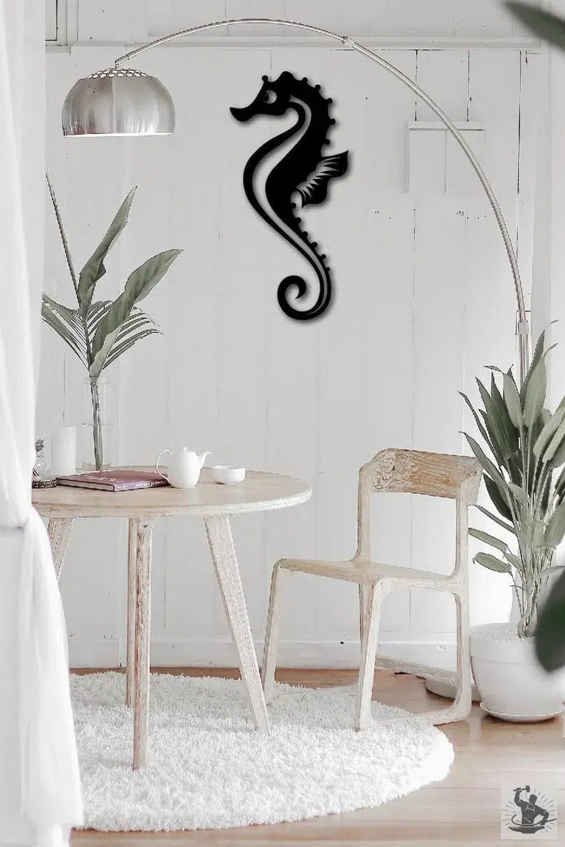 Seahorse Metal Wall Decor