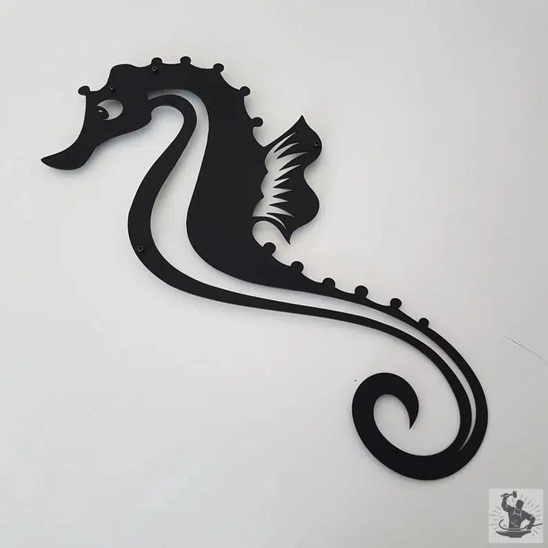Seahorse Metal Wall Decor