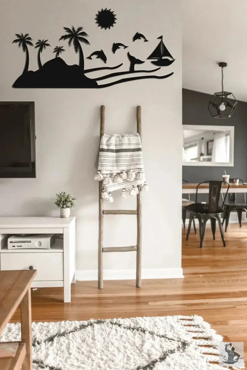 Seaside Metal Wall Decoration