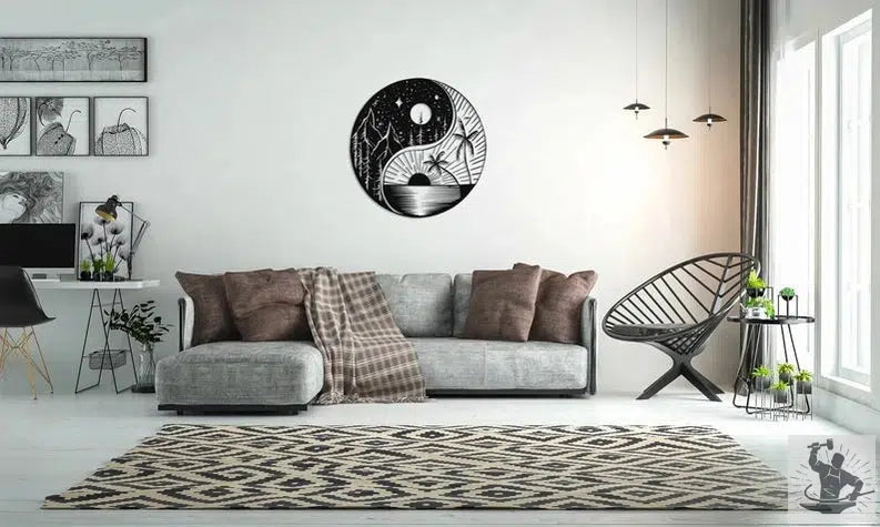 Sun Metal Wall Decor