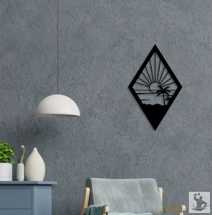 Sun Outdoor Metal Wall Decor