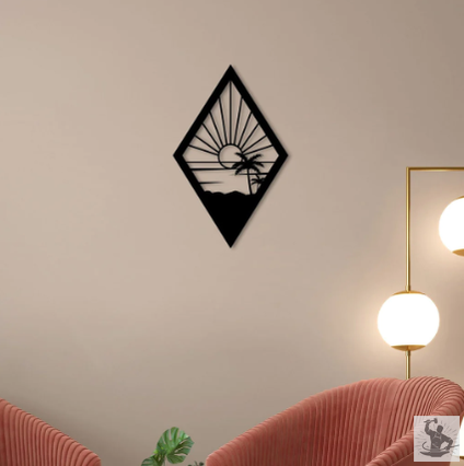 Sun Outdoor Metal Wall Decor