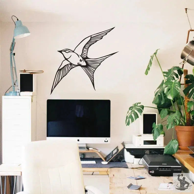 Swallow Metal Wall Decoration