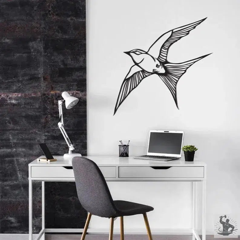 Swallow Metal Wall Decoration