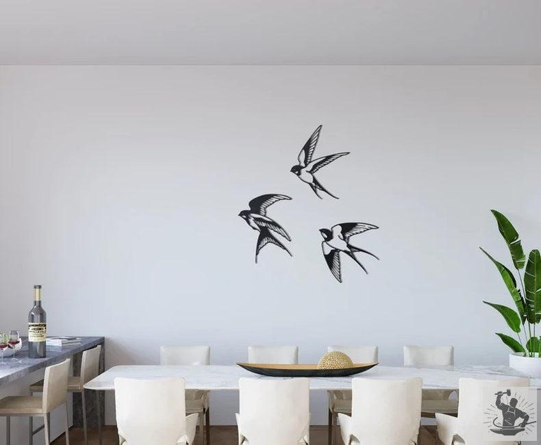 Swallow Outdoor Metal Wall Decor
