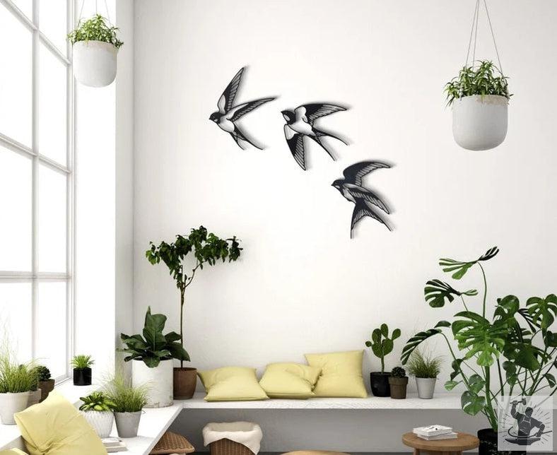 Swallow Outdoor Metal Wall Decor