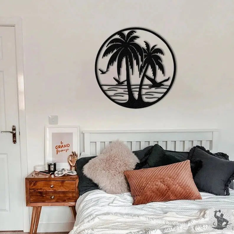 Tropical Metal Wall Decor