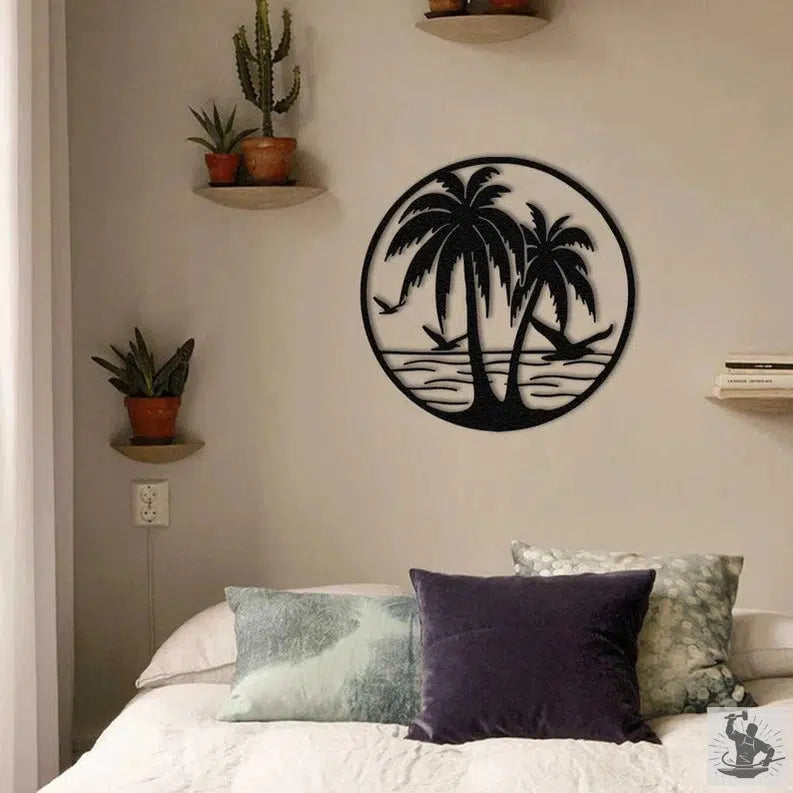 Tropical Metal Wall Decor