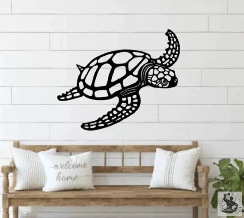Turtle Metal Wall Decor